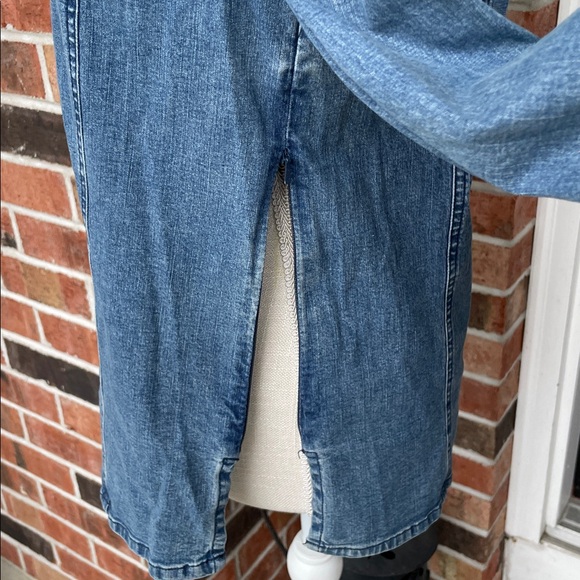 Harley-Davidson Denim Long Sleeve Lace Up Top - Picture 9 of 13